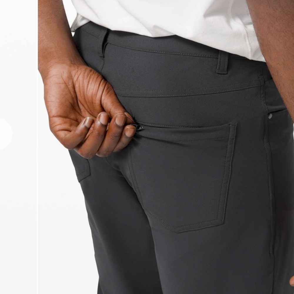 Lululemon Men's ABC Pant Classic 32" in Obsidian Dark Gray Size 36 - Picture 4 of 12